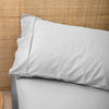 Bamboo Eco 400THC Cotton Queen Pillowcase Grey