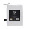 Hotel Deluxe European Pillowcase White and Black