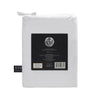 Hotel Deluxe Standard Pillowcase Pair White and Black