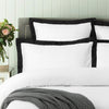 Hotel Deluxe Tailored Quilt Cover Set Range White and Black