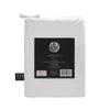 Hotel Deluxe Standard Tailored Pillowcase Pair White and Black