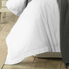 Hotel Deluxe Tailored Quilt Cover Set Range White