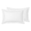 Hotel Deluxe Standard Tailored Pillowcase Pair White