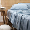 Bamboo Eco 400THC Cotton Mega Sheet Set Range Sky Blue