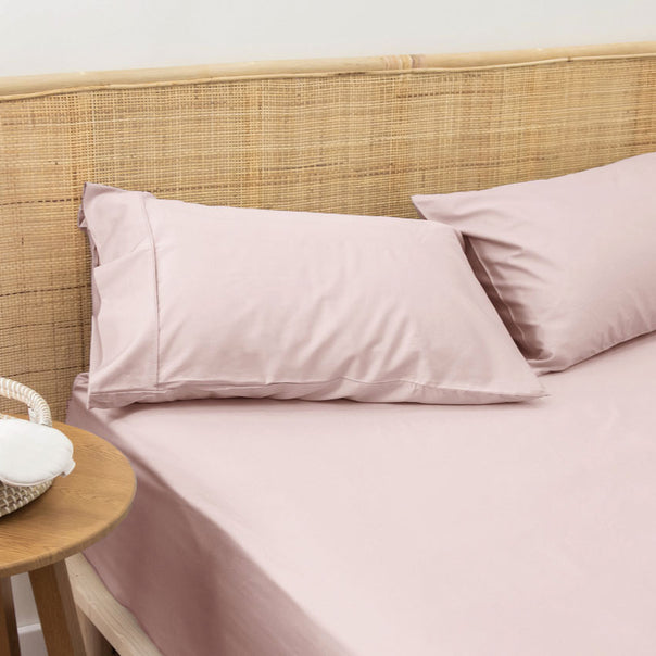 Bamboo Eco 400THC Standard Pillowcase Pair Blush