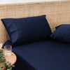 Bamboo Eco 400THC Standard Pillowcase Pair Navy