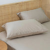 Bamboo Eco 400THC Standard Pillowcase Pair Stone