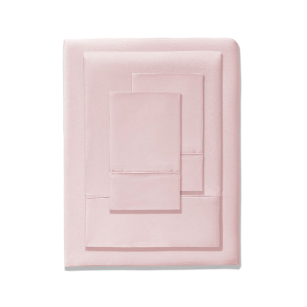 Bamboo Eco 400THC Cotton Sheet Set Range Blush