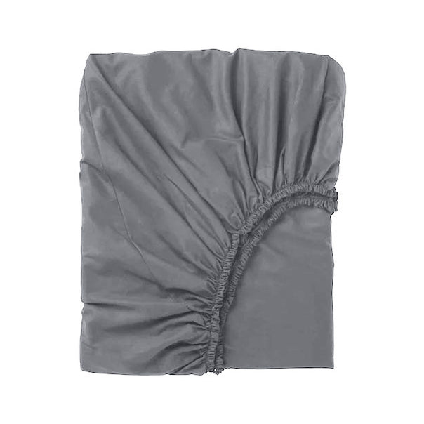 Bamboo Eco 400THC Cotton Mega Fitted Sheet Range Charcoal