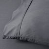 Bamboo Eco 400THC Cotton Queen Pillowcase Charcoal