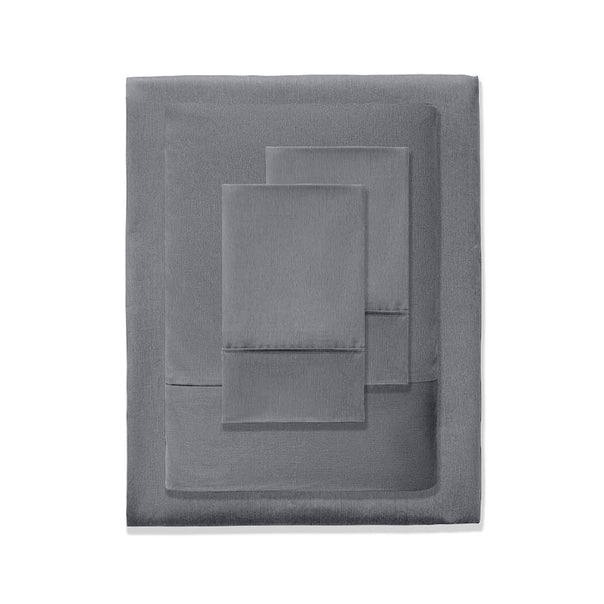 Bamboo Eco 400THC Cotton Mega Sheet Set Range Charcoal