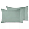 Bamboo Eco 400THC Cotton Standard Pillowcase Pair Sage