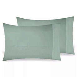Bamboo Eco 400THC Cotton Standard Pillowcase Pair Sage