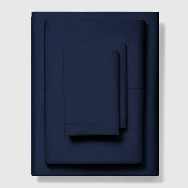 Bamboo Eco 400THC Cotton Mega Sheet Set Range Navy