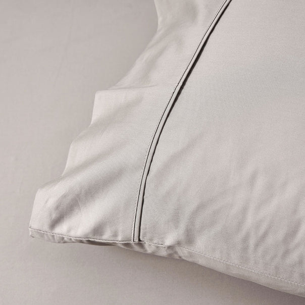 Bamboo Eco 400THC Cotton Queen Pillowcase Stone