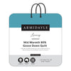 Goose Down Mid Warmth 80% Quilt Range