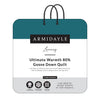 Goose Down Ultimate Warmth 80% Quilt Range