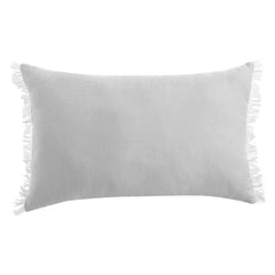 Stonewashed French Linen 35x55cm Cushion Dove Grey