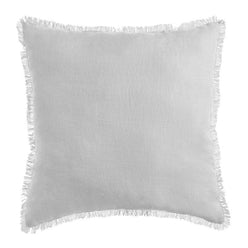 Stonewashed French Linen 55x55cm Cushion Dove Grey