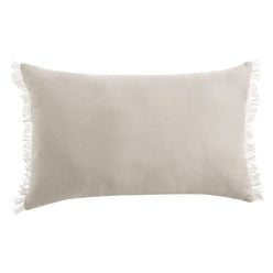 Stonewashed French Linen 35x55cm Cushion Natural
