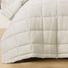 Stonewashed French Linen Coverlet Set Range Natural