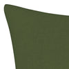 Stonewashed French Linen European Pillowcase Olive