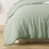 Stonewashed French Linen Quilt Cover Set Range Pistachio