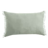 Stonewashed French Linen 35x55cm Cushion Sage