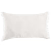 Stonewashed French Linen 35x55cm Cushion White