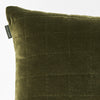 Luxury Velvet Quilted 40x60cm Filled Cushion Caper