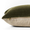 Luxury Velvet Quilted 40x60cm Filled Cushion Caper