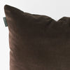 Luxury Velvet 50x50cm Filled Cushion Chocolate