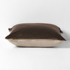 Luxury Velvet 50x50cm Filled Cushion Chocolate