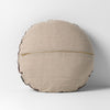 Luxury Velvet 55cm Round Filled Cushion Chocolate