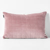 Luxury Velvet Quilted 40x60cm Filled Cushion Heather