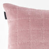 Luxury Velvet Quilted 40x60cm Filled Cushion Heather