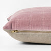 Luxury Velvet Quilted 40x60cm Filled Cushion Heather