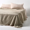 Waffle Bed Throw Feather