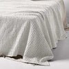 Waffle Bed Throw White