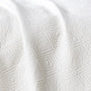 Diamond Coverlet Set Range White