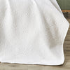 Diamond Coverlet Set Range White