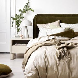 halo organic sateen bedlinen feather