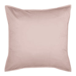 Drift Stonewashed Cotton European Pillowcase Blush Pink