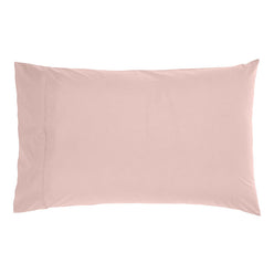 Drift Stonewashed Cotton Standard Pillowcase Pair Blush Pink