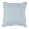 Oxford 300TC Crisp Cotton Percale Tailored European Pillowcase Breeze Blue