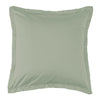 Oxford 300TC Crisp Cotton Percale Tailored European Pillowcase Leafy Sage