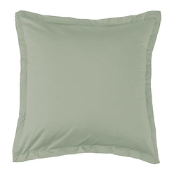 Oxford 300TC Crisp Cotton Percale Tailored European Pillowcase Leafy Sage