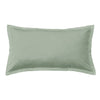 Oxford 300TC Crisp Cotton Percale Tailored King Pillowcase Leafy Sage
