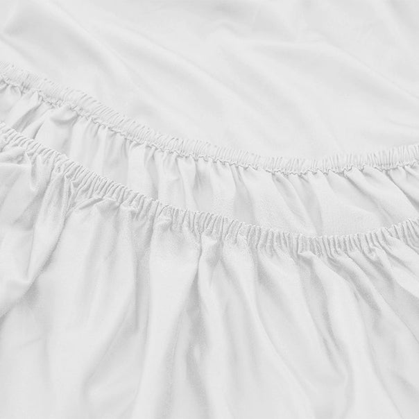 Oxford 300TC Crisp Cotton Percale Sheet Set Range Pure White