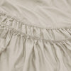 Oxford 300TC Crisp Cotton Percale Fitted Combo Set Range Sandstone